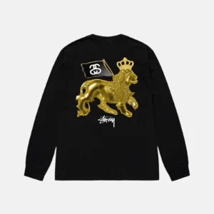 GOLD-LION-LS-TEE-black-